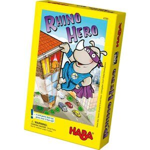 New in Box-Rhino Hero 3D-Stacking Game- up over 3 feet tall- Multilingue Age 5+
